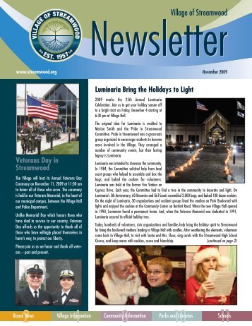 Luminaria Bring the Holidays to Light - Village of Streamwood