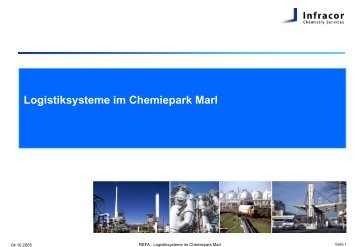 Leistungen der Logistik im Chemiepark Marl - Refa-chemie.de