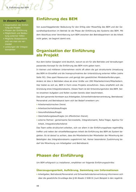 Betriebliches Eingliederungsmanagement 2013