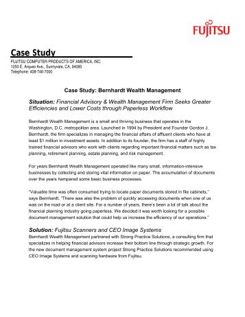 Case Study - CEO Image Systems