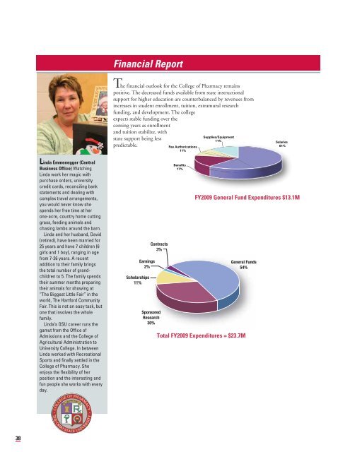 2009 Annual Report - College of Pharmacy - The Ohio State University
