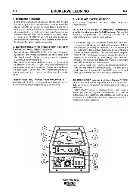 Invertec V350 PRO. Bruksanvisning - Sveiseeksperten