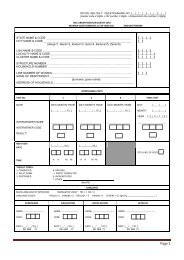 Baseline Women's questionnaire - Yoruba/English