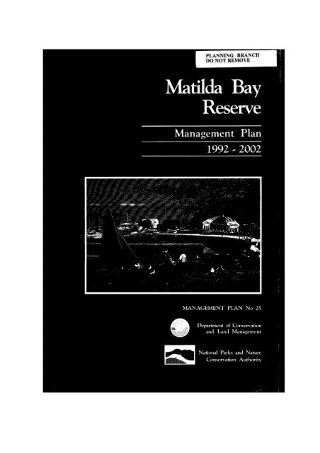 Matilda Bay Reserve - Department of Environment and Conservation