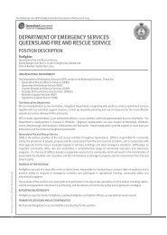 Position Description - Queensland Fire and Rescue Service ...