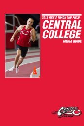 Men's track and field  - Central College