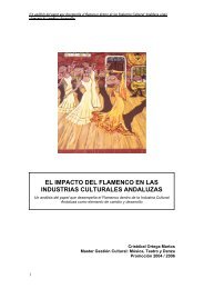 el impacto del flamenco en las industrias culturales andaluzas