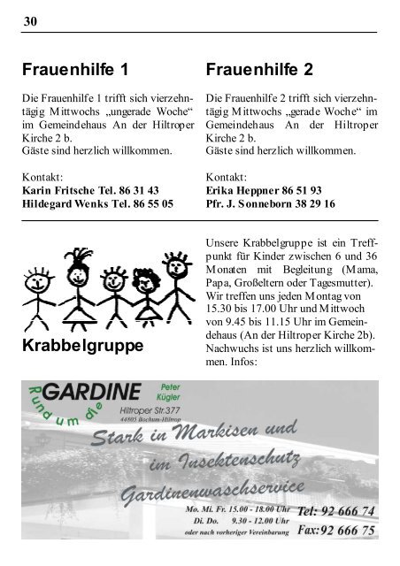 Gemeindebrief 02 - Evangelisch in Hiltrop Erlöserkirche ...