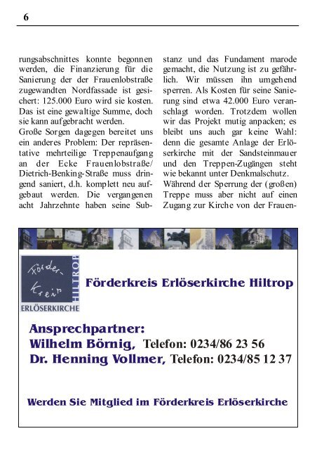Gemeindebrief 02 - Evangelisch in Hiltrop Erlöserkirche ...