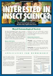 Membership application form (.pdf) - Royal Entomological Society