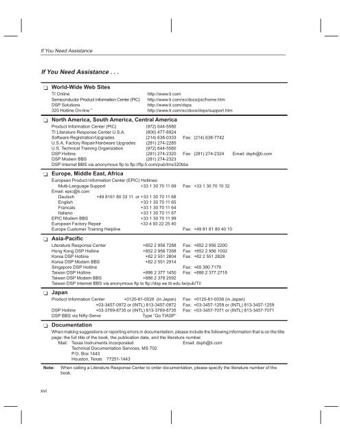 TMS320C5X USER'S GUIDE