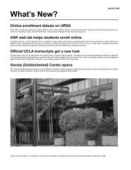 S - Registrar - UCLA