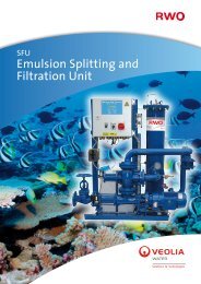 Emulsion Splitting and Filtration Unit - RWO Marine Water Technology