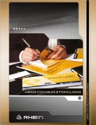 Libros Contables & Formularios - Rhein