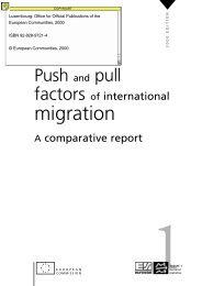 Push and pull factors of international migration: a comparative ... - NIDI