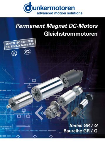 Permanent Magnet DC-Motors Gleichstrommotoren - Eriks UK