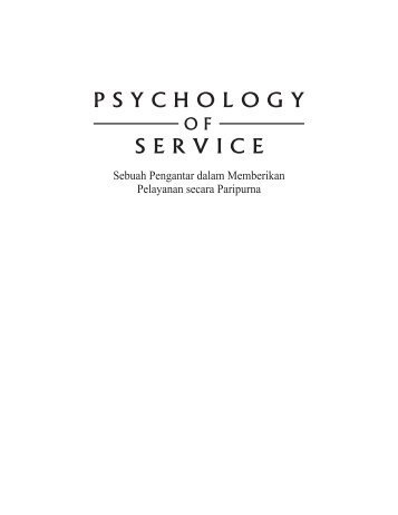 PSYCHOLOGY SERVICE - Penerbit Graha Ilmu