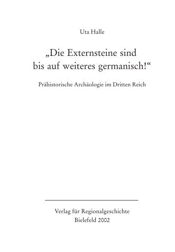 ?Die Externsteine sind bis auf weiteres germanisch!?