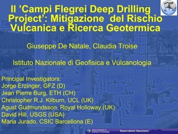 Campi Flegrei Deep Drilling Project - Unione Geotermica Italiana