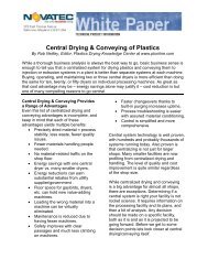 Central Drying & Conveying of Plastics - Plastics Technology
