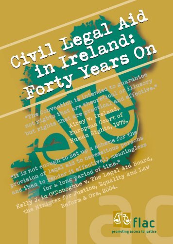 Civil Legal aid in Ireland - FLAC (Free Legal Advice Centres)