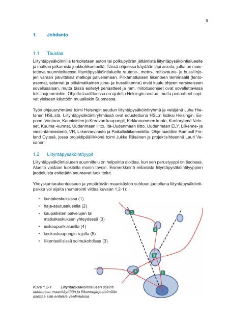 LiityntÃ¤pysÃ¤kÃ¶innin suunnitteluohje, 11/2010 - HSL