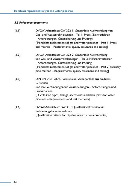 Buderus Manual on Trenchless Installation of Ductile Cast ... - Duktus