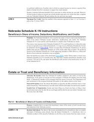 Nebraska Schedule K-1N Instructions Estate or Trust and ... - BKD