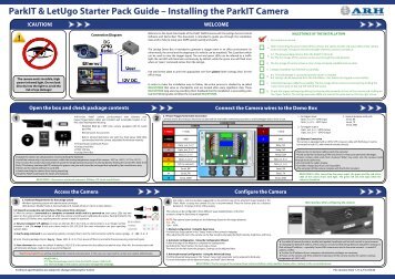 ParkIT & LetUgo Starter Pack Guide â Installing the ParkIT Camera