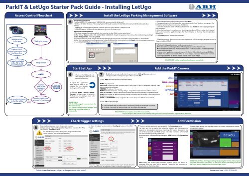 ParkIT & LetUgo Starter Pack Guide â Installing the ParkIT Camera