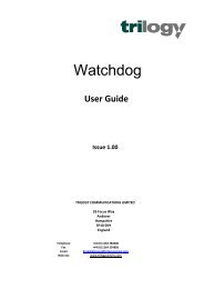 Watchdog Changeover Unit User Guide - Trilogy Communications