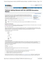 Tutorial: Getting Started with the LabVIEW Simulation Module - Chess