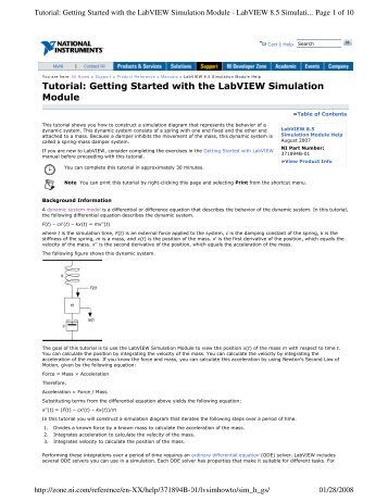 Tutorial: Getting Started with the LabVIEW Simulation Module - Chess