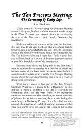 The Ten Precepts Retreat - Shasta Abbey