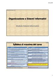 Slide - Università Carlo Cattaneo