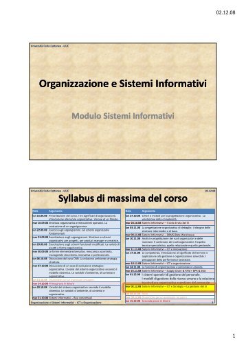 Slide - Università Carlo Cattaneo