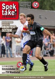 Spektakel Nr. 03 - Oststeinbeker SV - oststeinbeker-sv.de