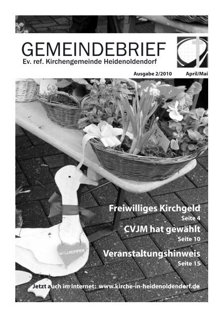 GEMEINDEBRIEF - Kirchengemeinde/CVJM Heidenoldendorf