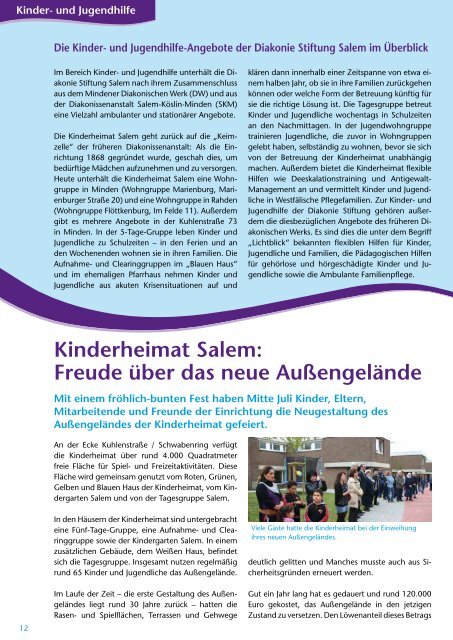 Diakonie im Blick - Diakonie Stiftung Salem