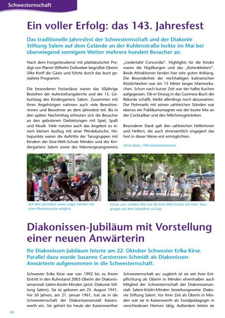 Diakonie im Blick - Diakonie Stiftung Salem