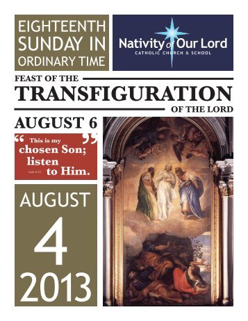 August 4, 2013 - Nativity of Our Lord Catholic Church