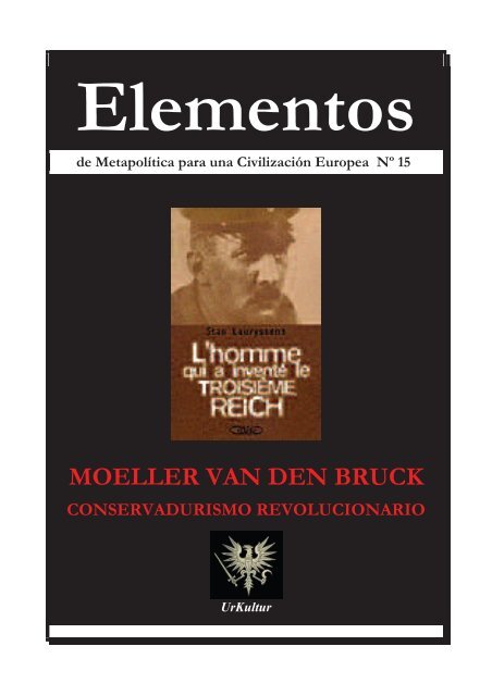 MOELLER VAN DEN BRUCK - centro studi "cursus honorum"