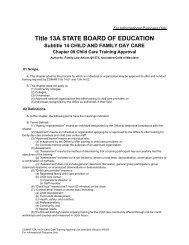 COMAR 13A.14.08 Child Care Training Approval - Maryland State ...