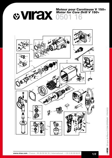 050116_a moteur carotteuse V150+ / Motor For Core Drill V150+