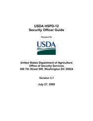 HSPD-12 Security Officer v3.1 - USDA HSPD-12 Information