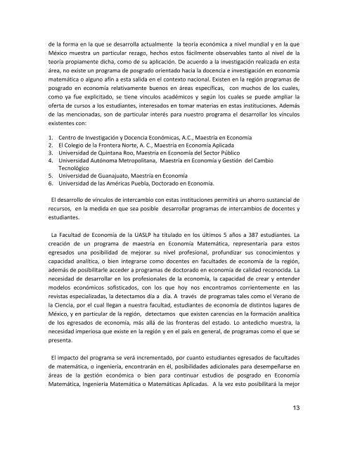 maestrÃ­a en economÃ­a matemÃ¡tica - Universidad AutÃ³noma de San ...