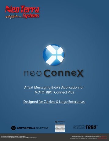 neoConneX - NeoTerra Systems