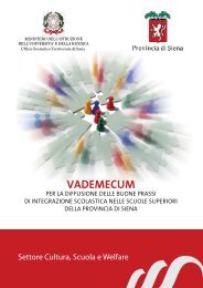 VADEMECUM - Scuola Senese - Provincia di Siena