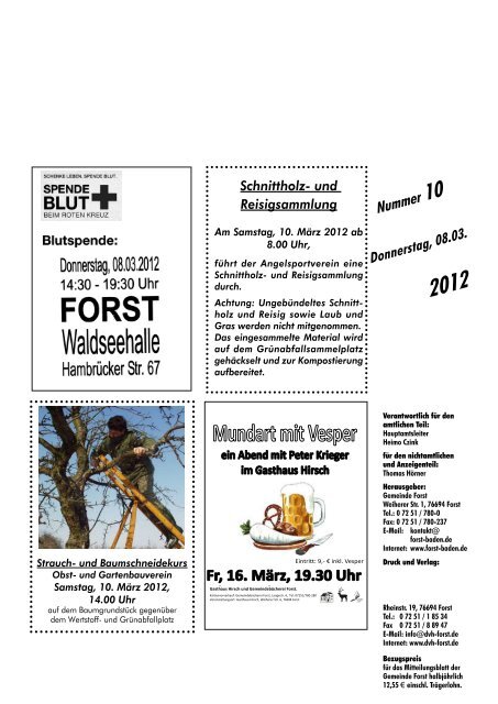 Kw 10/2012 - Forst In Baden