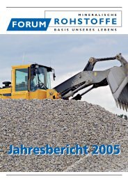 Jahresbericht 2005 - Forum Rohstoffe
